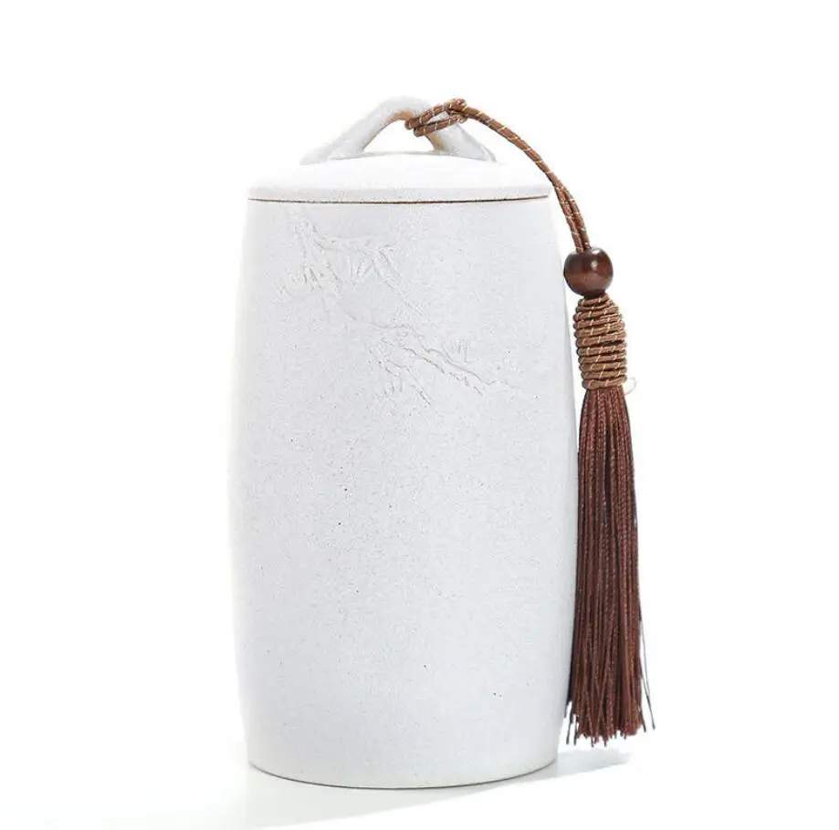 2020 New Ceramic Tea Storage Box Jars For Spices Kitchen Canisters Porcelain Cans Sealed Sugar Candy Container Pot Tank | Дом и сад