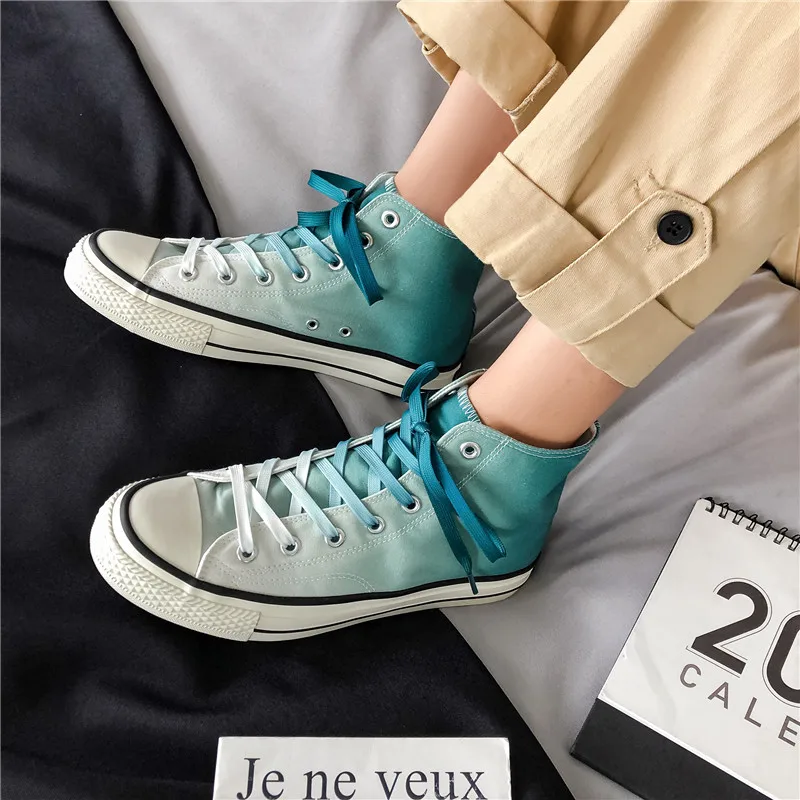 Кроссовки мужские классические с высоким берцем для скейтборда дышащая