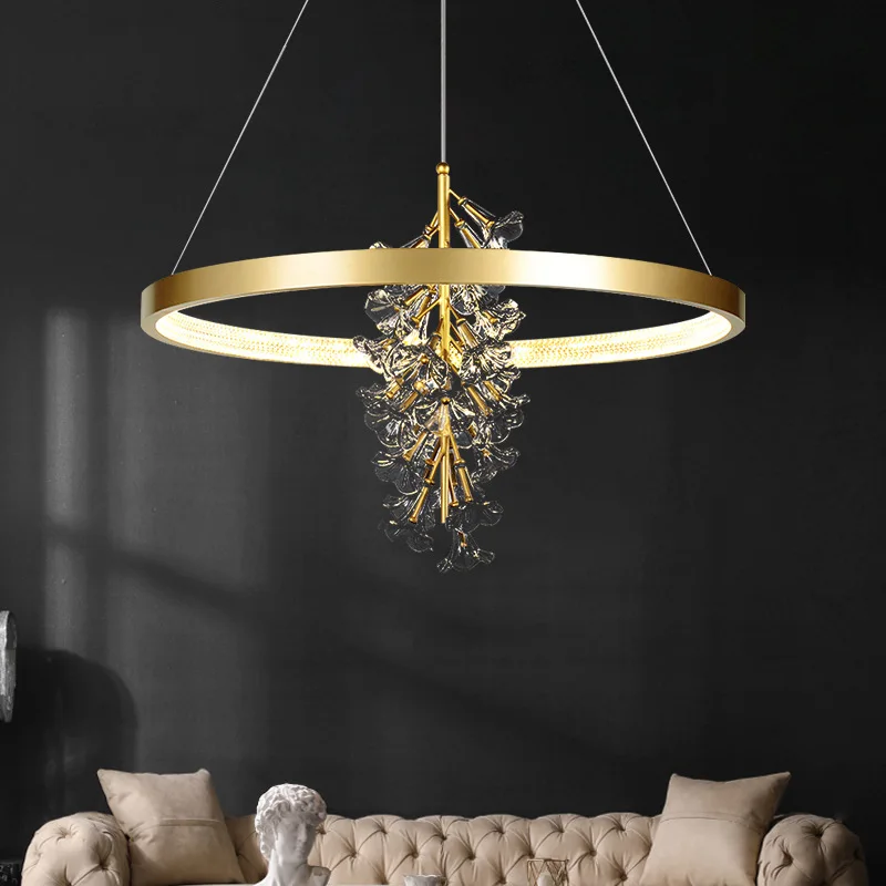 

Modern Gold Led Pendant Lights Art Decor Living Room Led Pendant Chandeliers Lighting Dining Room Bedroom Hanging Lamp Luminaire