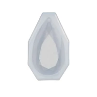 water drop pendant mould faceted teardrop pendant silicone epoxy resin mold jewelry making diy craft tools