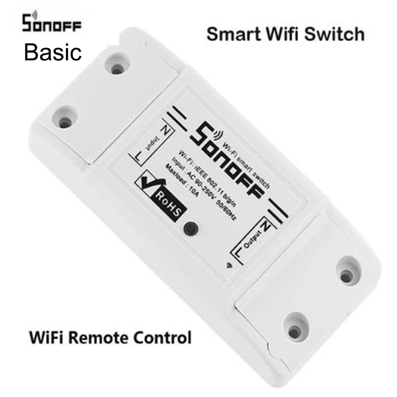 Sonoff Мини Базовый R3 Wifi умный переключатель умный дом пульт дистанционного управления 2 способа беспроводной DIY таймер переключатель работает с Alexa Google Home