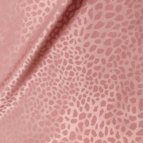 3/5/10m Soft Satin Fabric Leopard Pattern Jacquard Cloth for Sewing Women Dress Shirts Sleepwear Black White Green By the Meter - купить по