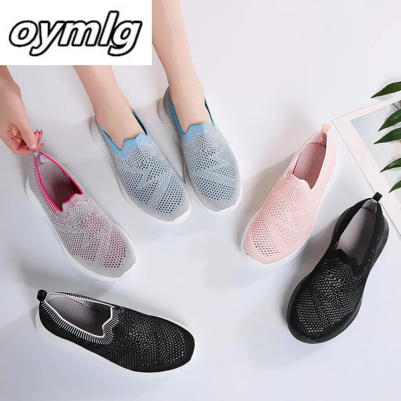 

Fashion Summer Sneakers Women Shoes Breathable Mesh Casual Shoes Woman Slip-on Lightweight Ladies Shoes chaussures femme