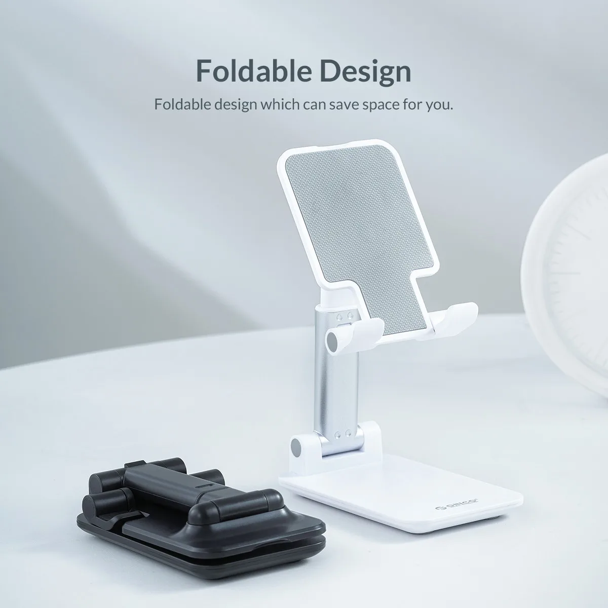 orico phone holder adjustable bracket foldable desk tablet stand ipad holder for xiaomi 11 iphone ipad mobile phone accessories free global shipping