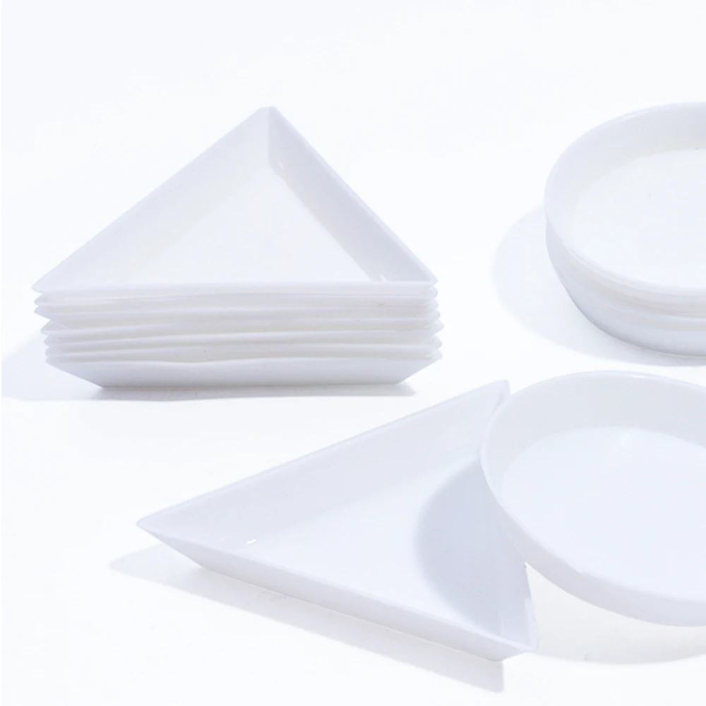 10 шт. круглый лак для ногтей Стразы бусины с украшением в виде кристаллов