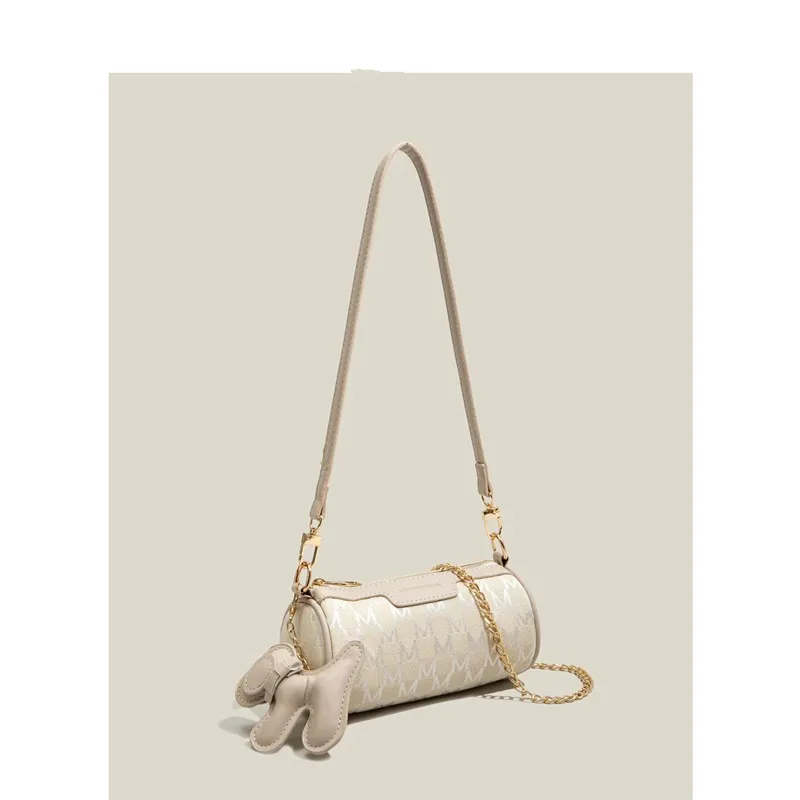 

Модная женская сумка Elmsk, модная сумка-мессенджер в стиле ретро с принтом блогера, сумка через плечо, сумка-цилиндр, маленькие женские сумки