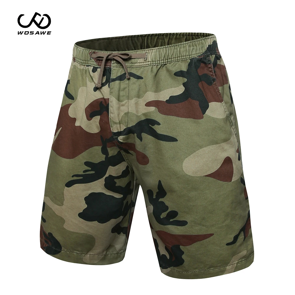 

WOSAWE Men's Cargo Shorts Loose military Camouflage Straight Ourdoor Sports Running Hiking Five-point Pants Summer
