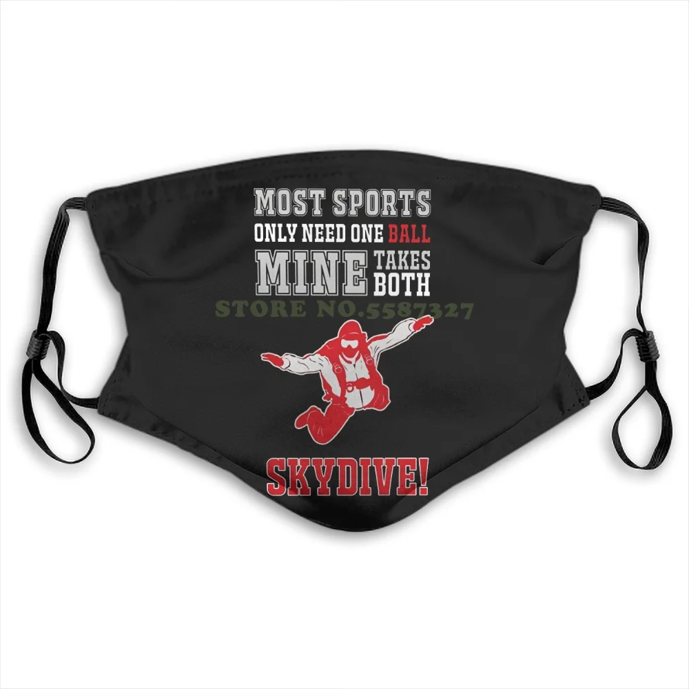 Маска для лица 3D хлопок парашютом потребности и забавный подарок любого