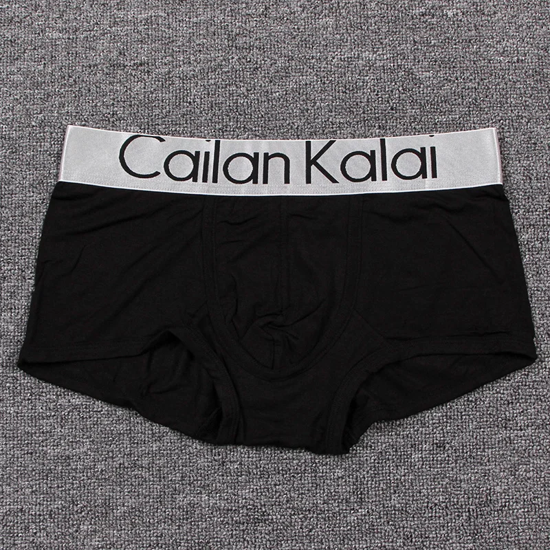 Трусы боксеры мужские 4 шт./лот хлопковые шорты дышащие нижнее белье|Мужские