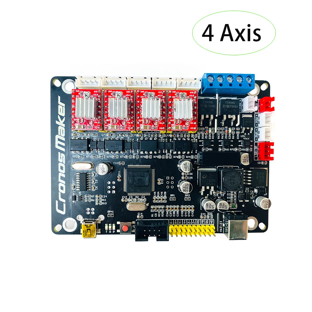 Maxgeek Version 3.0 CNC 3 Axis 4 Control Board Engraving Machine GRBL Stepper Motor Drive | Инструменты