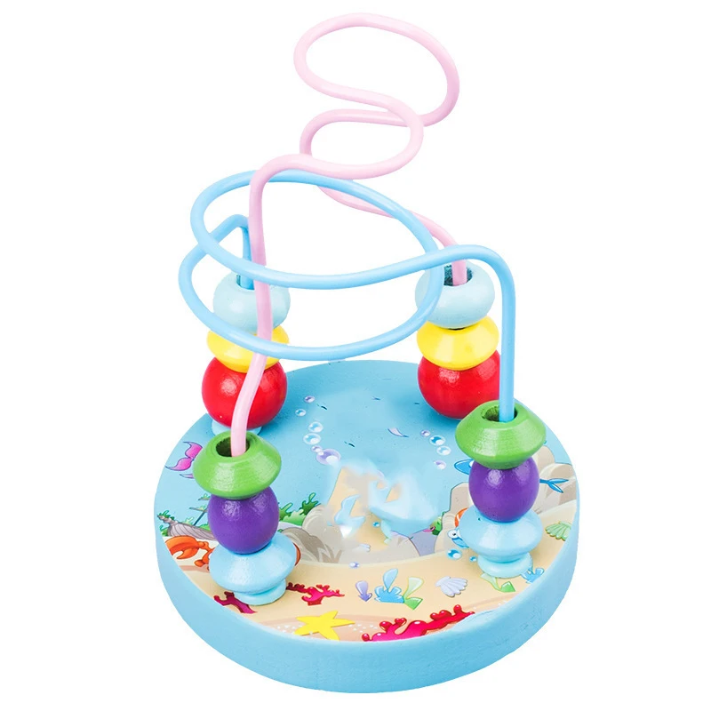 Детская Мобильная коляска 9x12 см игрушки Монтессори для новорожденных