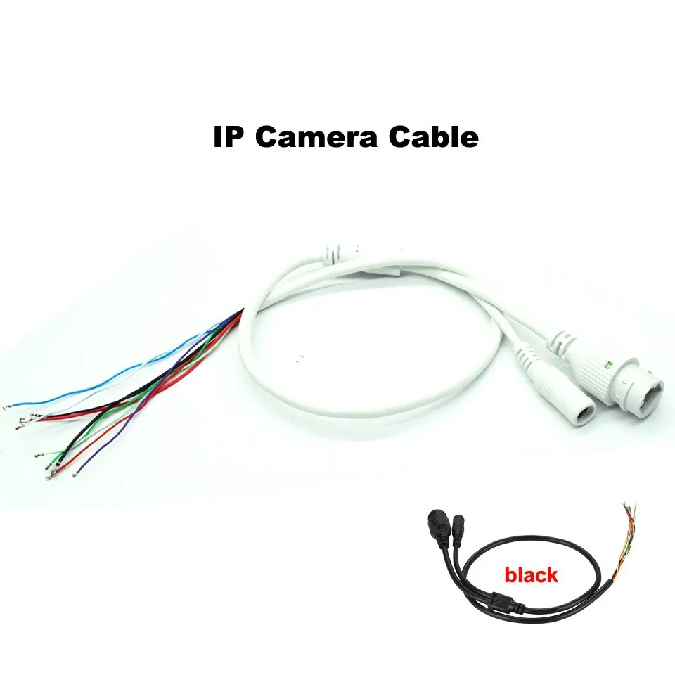 

IP Camera Cable for IP Network Camera Cable Replace Cable RJ45 Camera Cable DC12V for CCTV Ip Camera Replace Use