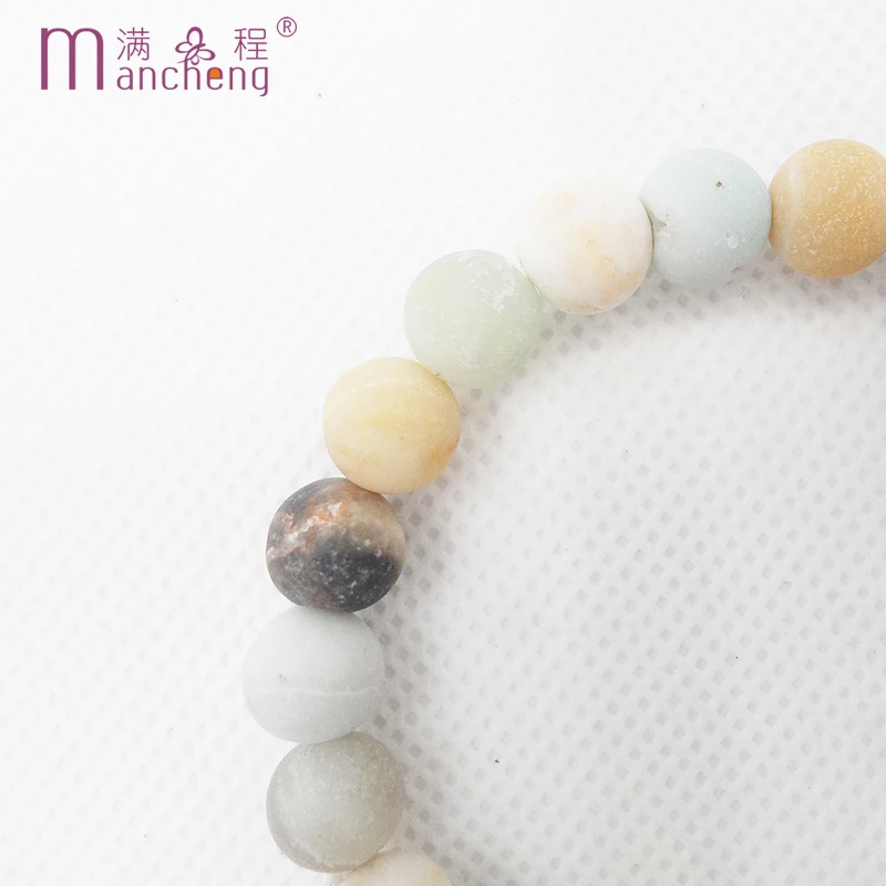 Щупальца Тики натуральные AAAAA 8 мм матовый мала амазонит браслеты на руку тасбих