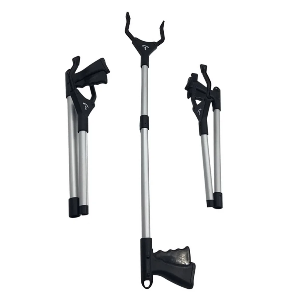 

1pc Foldable Trash Picker Lengthen Grabber Pick Gripper Grabber Reacher Tool for The Elderly (Random Color)