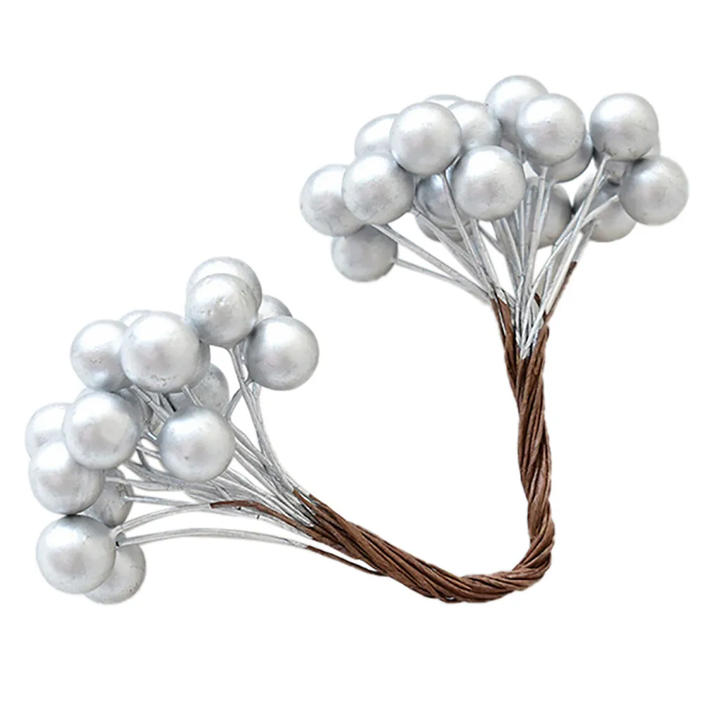 Имитация фруктов Рождество искусственные фрукты ягоды вставки DIY аксессуары