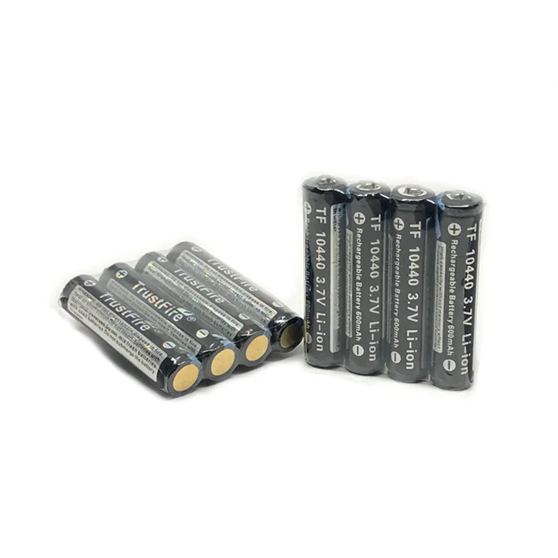 Trustfire 10440 AAA 600mAh 3.7V Li-ion Rechargeable Battery Lithium Batteries with protected borad For LED Flashlights | Электроника