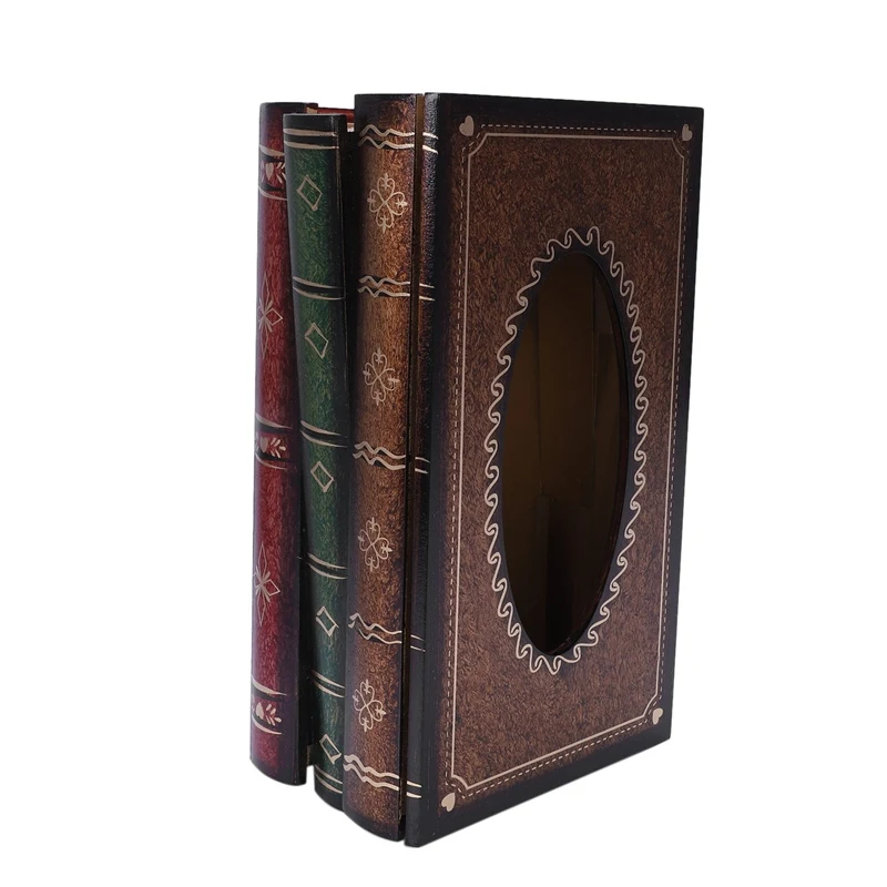 

Retro Style Book Shape Tissue Box