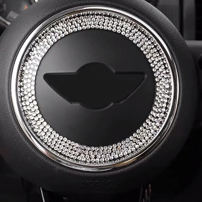 

Для BMW MINI Cooper F54 F55 F56 F60 R55 R56 R60 r61автомобильное рулевое колесо со стразами декоративные наклейки автомобильные аксессуары