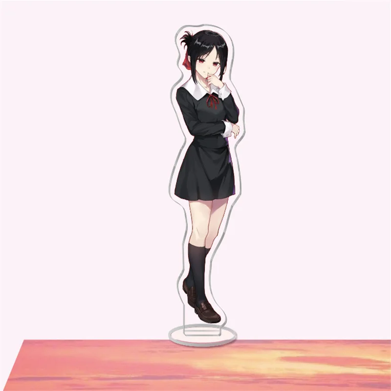 Kawaii Kaguya-sama: Love Is War стенд модель брелок Fujiwara Chika Shinomiya Kaguya стоячий знак акриловый |