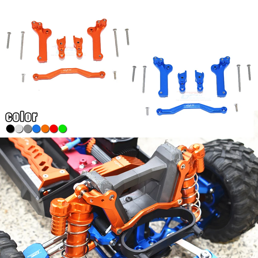 

GPM for 1/10 MAXX 89076-4 Monster TRUCK metal Aluminum alloy porous position adjustable Rear shock absorber mount fixed seat