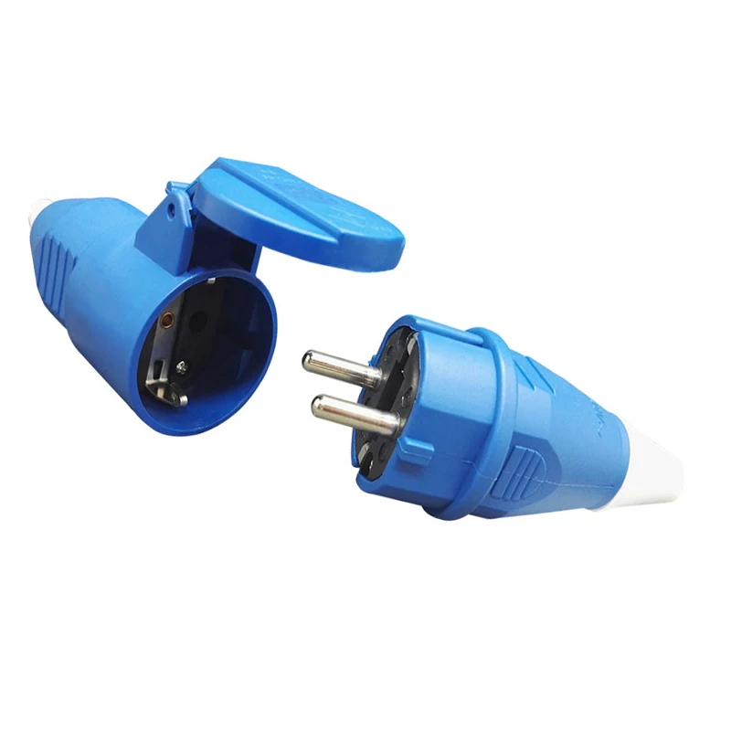 5 шт. европейская водонепроницаемая розетка 16 А электрическая штепсельная вилка