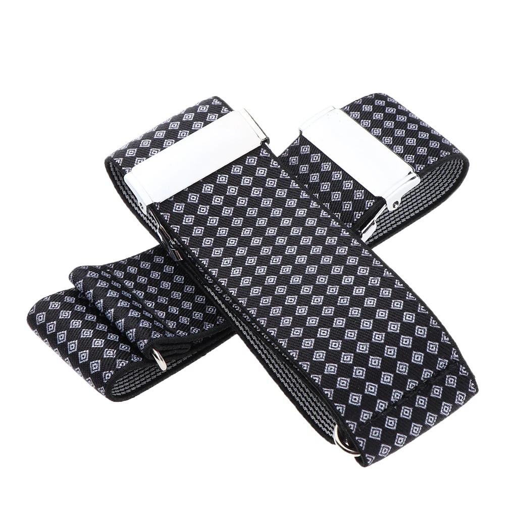 Мужская рубашка блестящая подвязка металлическая застежка |