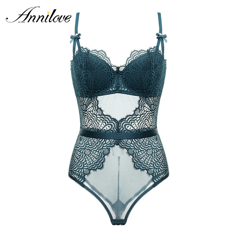 Annilove женский сексуальный корсет бюстье кружевное нижнее белье эластичное