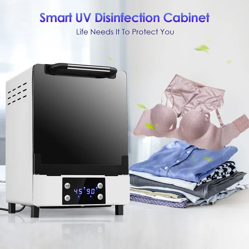 UV-C стерилизатор и сушилка с ЖК-дисплеем умный шкаф для УФ-дезинфекции низкий