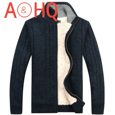 

Men sweaters Long Sleeve Sweatercoat Casual cardigan thick knitting sweater outerwear coat winter for mans