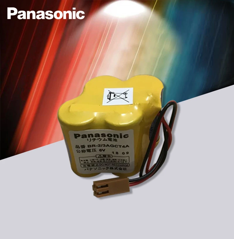 Panasonic оригинальные 2 шт./лот BR 2/3AGCT4A 6v батарея PLC литий ионные аккумуляторы с