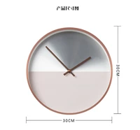 luxury nordic metal wall clock modern design abstract luxury silent wall clocks creative zegary scienne home decoration aa50wc