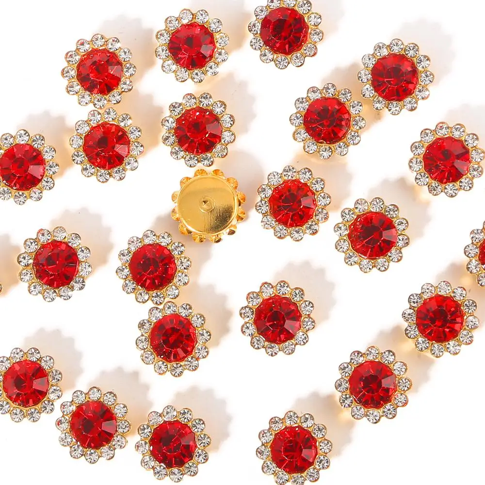 25/50pcs Gold/Rhodium Base Pointback Oval Loose Rhinestones Charm Craft Art DIY Gems Rhinestone Strass Sewing Supplies | Дом и сад