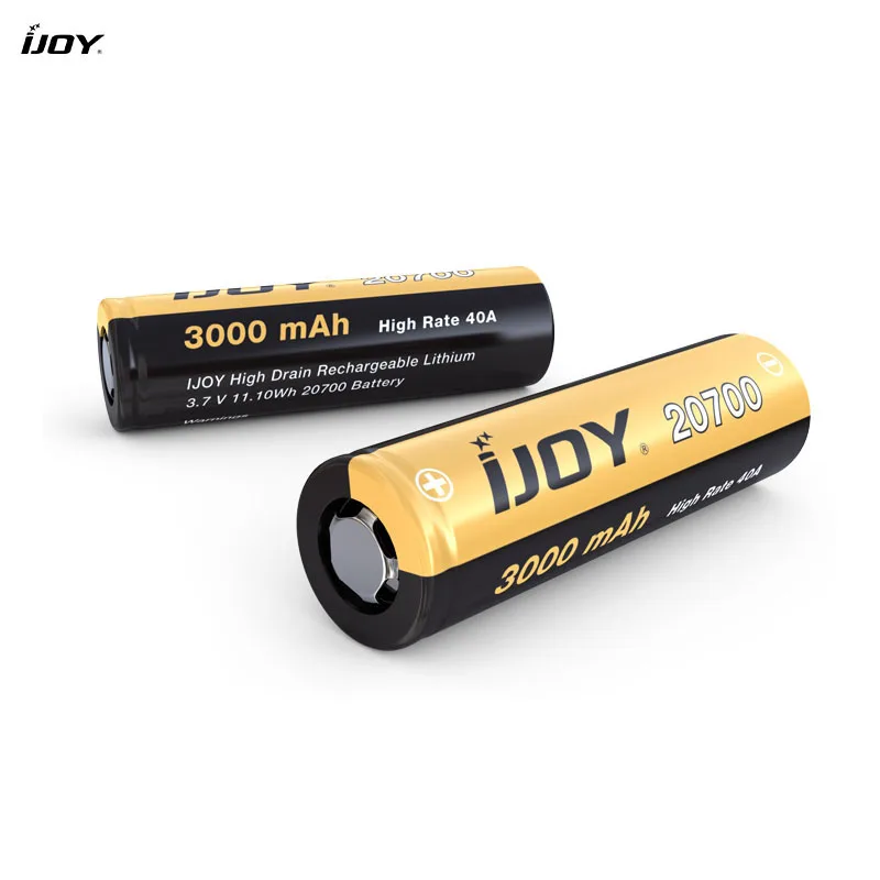 Оригинальный аккумулятор IJOY 20700 емкость 3000 мАч 3 7 в 40 А для Dual Box Mod вейп