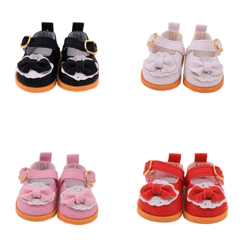 

Fashion Doll Shoes Mini Shoes 18 Inch Doll Accessories Bow Shoes Children Gift Toys 5cm Doll Shoes