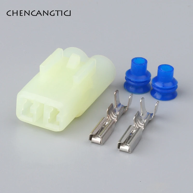 1 Набор 2 Pin Sumitomo HM 090 Автомобильная штепсельная вилка Женская батарея питания водонепроницаемый разъем 6187-2804 6180-2451
