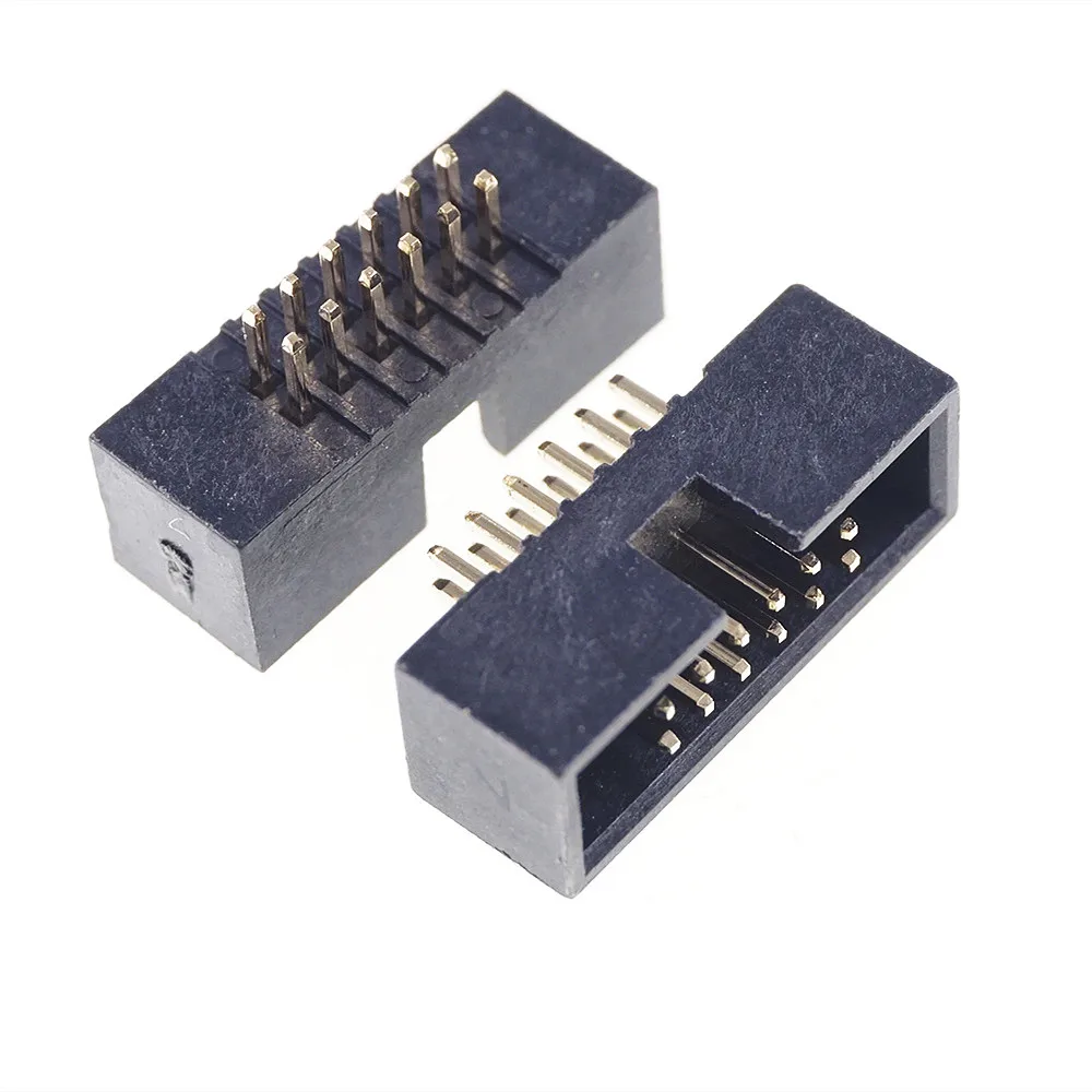 10 шт. коннектор для коробок 1 27 мм x 2x6 Pin 12 два ряда сквозное отверстие dip Тип прямой