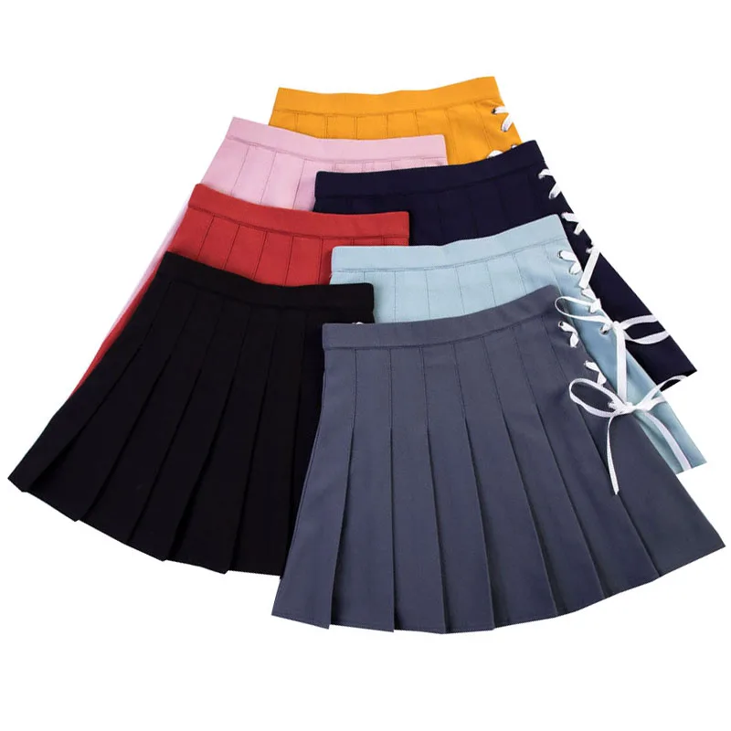 

Женская мини-юбка в клетку, с высокой талией