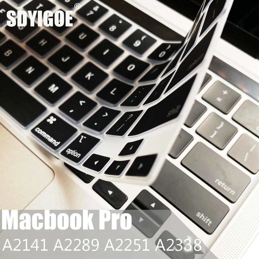 Защитный чехол для клавиатуры ноутбука SDYIGOE Macbook Pro13 M1 2020 A2338/A2289/A2251 pro16 A2141 новинка |