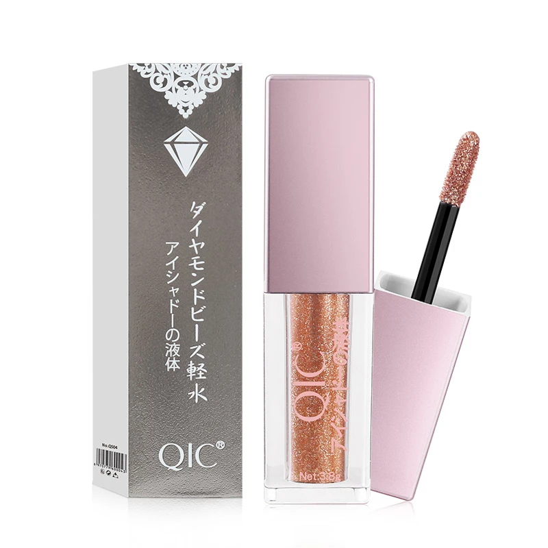 Брендовый блестящий и блестящая жидкая Алмазная подводка для глаз перламутровый