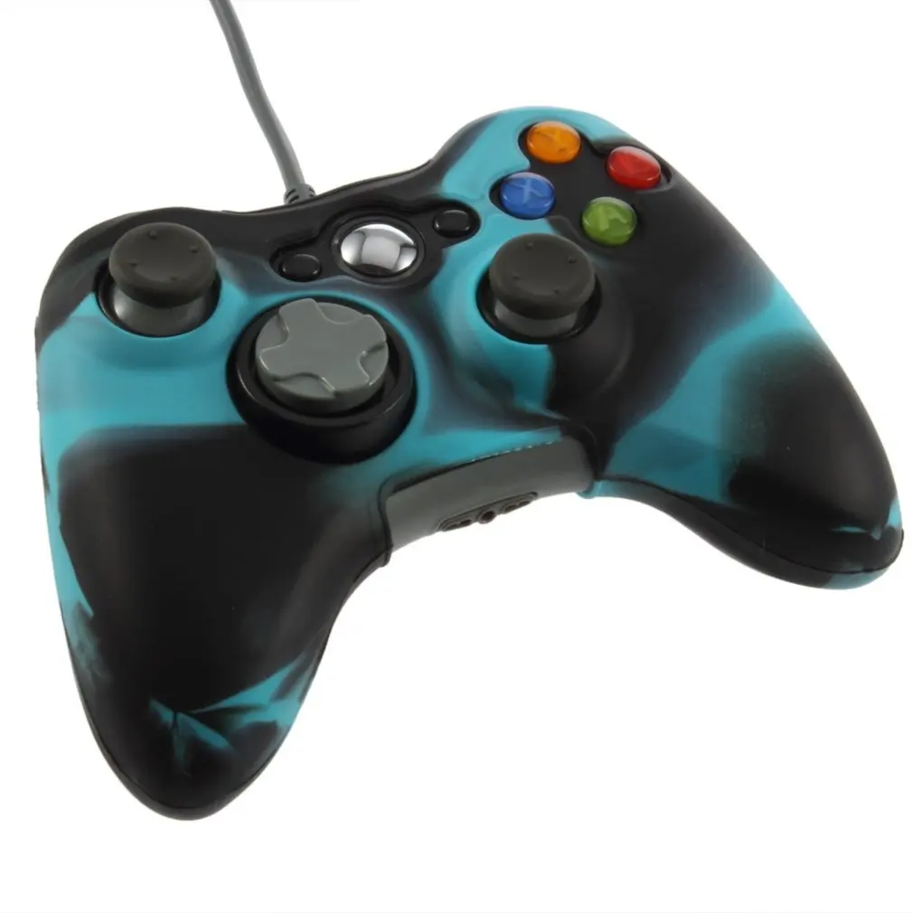 Камуфляжный силиконовый чехол для XBOX 360 защитный мягкий геймпада 360|Чехлы| |