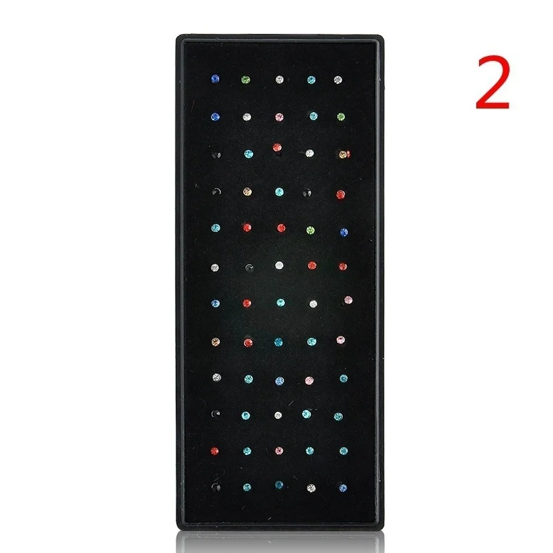 Набор колец для носа из нержавеющей стали 60 шт./упак. женский хирургический