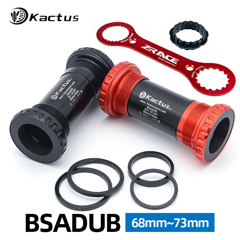 

Kactus Tech Bicycle BSA-DUB Bottom Brackets BB Wrench Tool Axis 28.99mm Frame Width 68-73mm Threaded kits Central Movement Mtb
