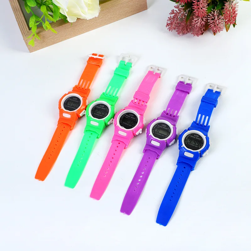 

Jelly Children Watch Cartoon Plastic Electronic Kids Watches Student Gifts