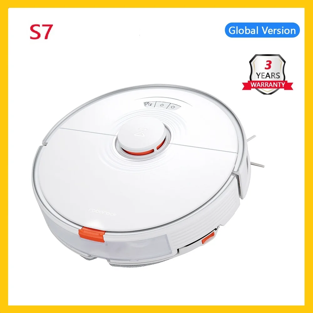2021 Newest Roborock S7 Robot Vacuum Cleaner For Home Sonic Mopping Ultrasonic Carpet Clean Alexa Mop Lifting Upgrade For S5 Max