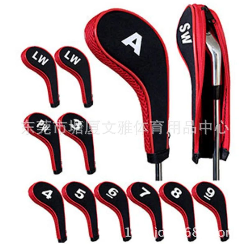

Gradients Number Golf Iron Head Covers Iron Headovers Wedges Covers 12pcs Golf Fan Supplies -40