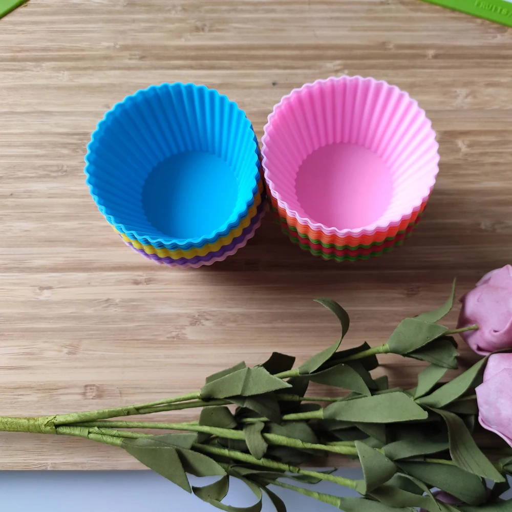 8 шт. круглая форма для выпечки из силикагеля| |