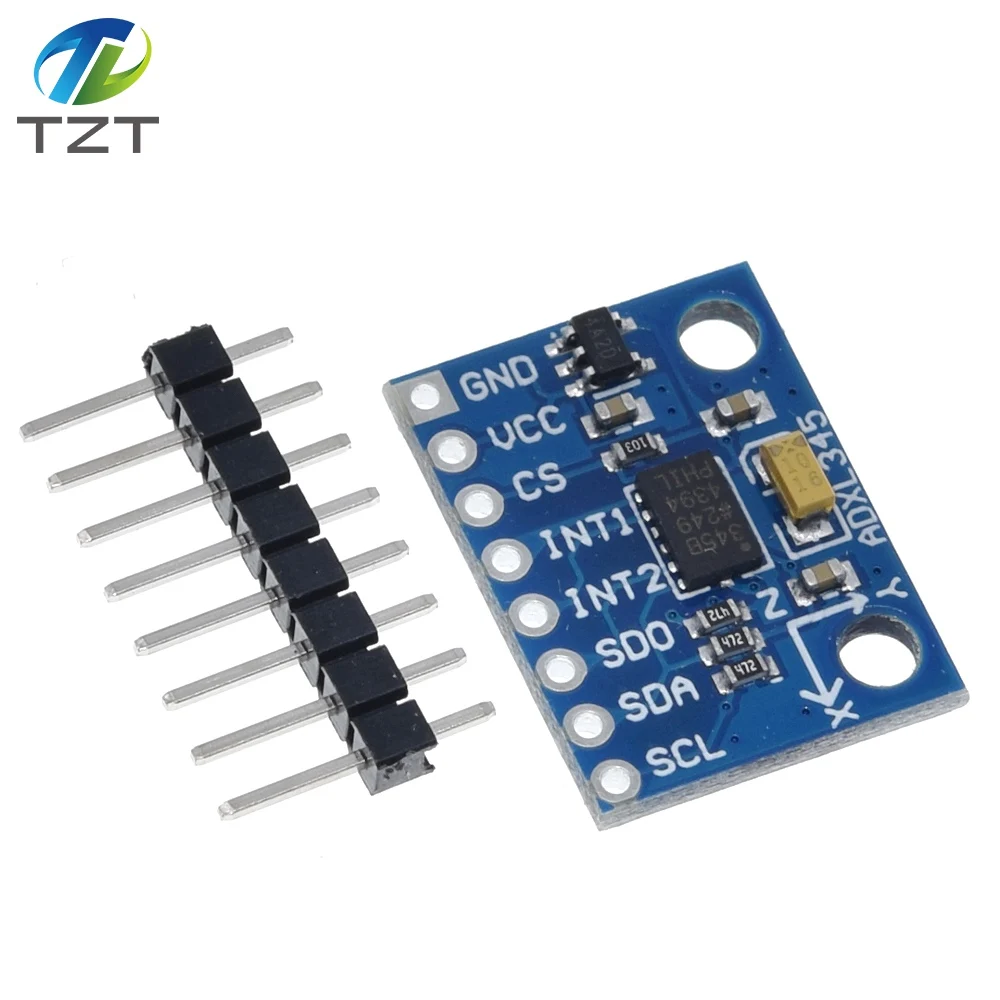 TZT GY 291 ADXL345 цифровое трехосевое ускорение силы тяжести модуль наклона IIC / SPI