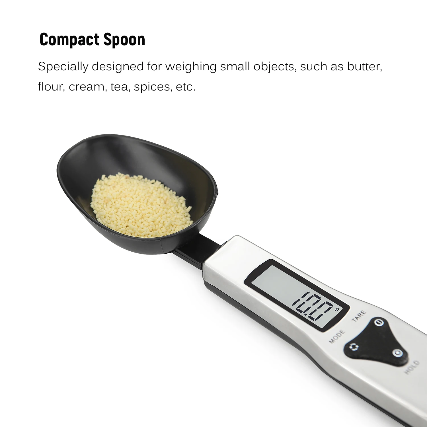 

Kitchen Measuring Spoon Precise Electronic Spoon Scale LCD Display Kitchen Scales Baking Use Digital Balance 300g 500g/0.1g