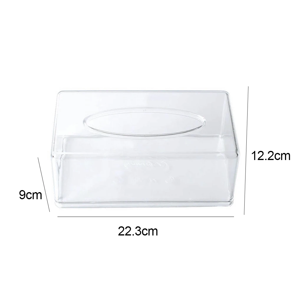 Акриловая коробка для салфеток универсальная Европейская стойка бумаги