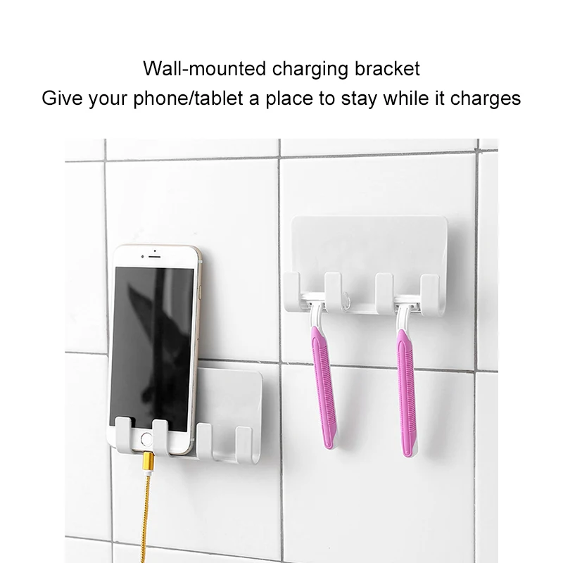 Новый телефон настенное зарядное устройство держатель крюк портативный